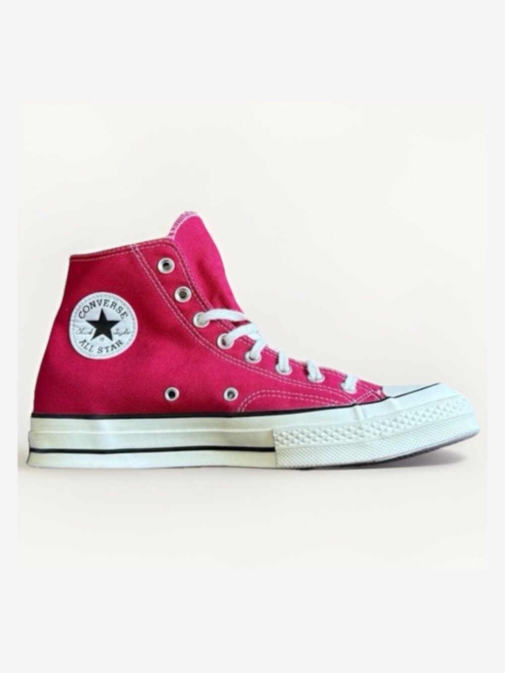 Converse Chuck Taylor 70s Hi-Top Womens Sz 5.5 Hot Pink Streetwear Sporty Casual